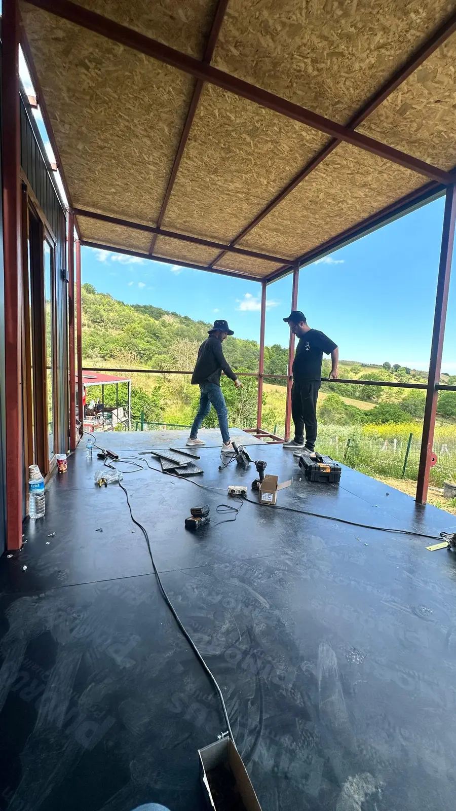 Hafif çelik bahçe evi tiny house bağ evi ofis kabini